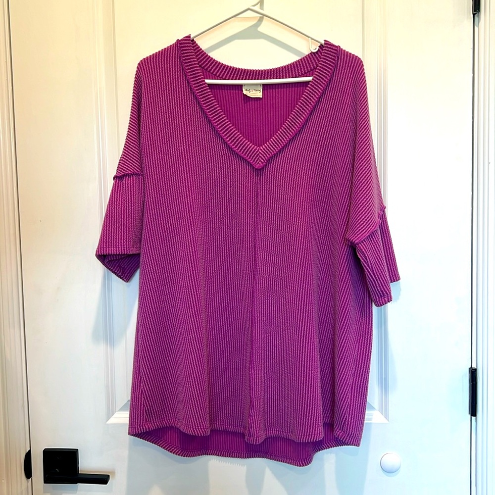 Lovely Melody Purple Top - Size L